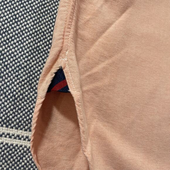 Polo Ralph Lauren Peach Button Down Oxford Shirt Embroidered Pony Mens Size 2XB - Picture 5 of 8